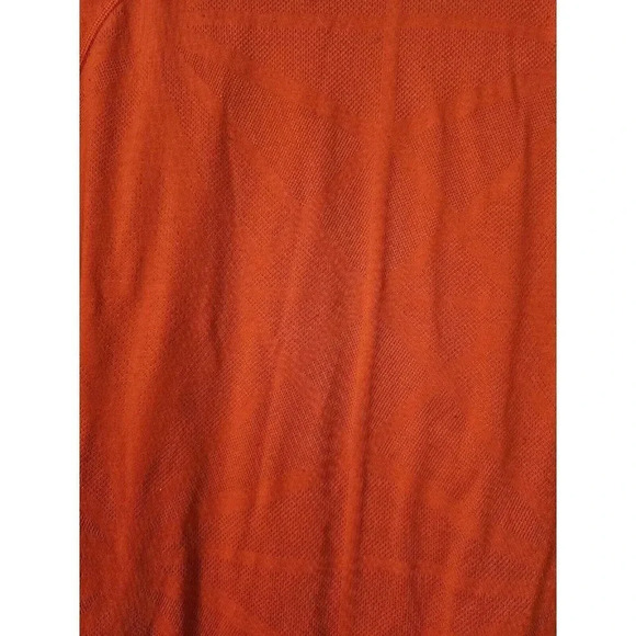 UNDER ARMOUR RUNNING SHIRT MEN SIZE MEDIUM LONG SLEEVE MELON  COLORED - Picture 6 of 8